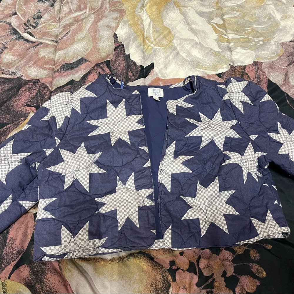 Time And Tru women’s cropped quilted jacket